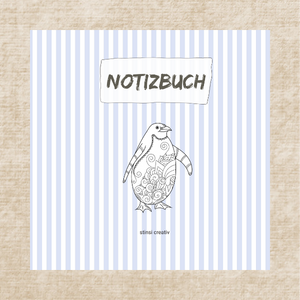 Notizbuch Pinguin Notizbuch mit Pinguin