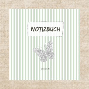 Schmetterling Notizbuch Notizbuch mit Schmetterling