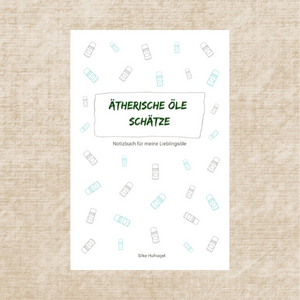 Ätherische Öle Schätze Notizbuch weiß Notizbuch Ätherische Öle Schätze weiß